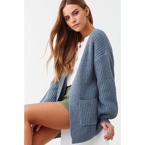 Chunky Ribbed Knit Cardigan